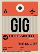 NAXART Studio - GIG Rio De Janeiro Luggage Tag 2