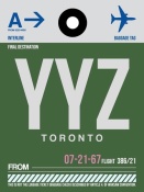 NAXART Studio - YYZ Toronto Luggage Tag 1