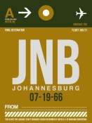 NAXART Studio - JNB Johannesburg Luggage Tag 1