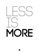 NAXART Studio - Less Is More Poster White