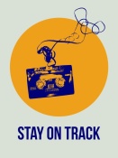 NAXART Studio - Stay On Track Circle Poster 2