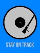 NAXART Studio - Stay On Track Vinyl Poster 2
