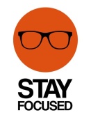 NAXART Studio - Stay Focused Circle Poster 1