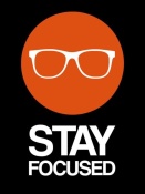 NAXART Studio - Stay Focused Circle Poster 2