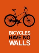 NAXART Studio - Bicycles Have No Walls Poster 1