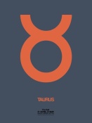 NAXART Studio - Taurus Zodiac Sign Orange