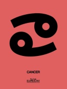 NAXART Studio - Cancer Zodiac Sign Black