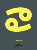 NAXART Studio - Cancer Zodiac Sign Yellow