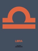 NAXART Studio - Libra Zodiac Sign Orange