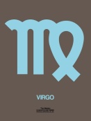 NAXART Studio - Virgo Zodiac Sign Blue