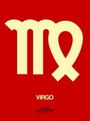 NAXART Studio - Virgo Zodiac Sign Yellow