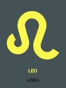 NAXART Studio - Leo Zodiac Sign Yellow