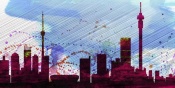 NAXART Studio - Johannesburg City Skyline