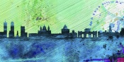 NAXART Studio - Madrid City Skyline