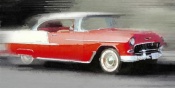 NAXART Studio - 1955 Chevrolet Bel Air Coupe Watercolor