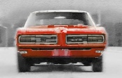 NAXART Studio - 1968 Pontiac GTO Front Watercolor