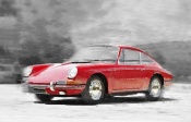 NAXART Studio - 1964 Porsche 911 Watercolor
