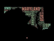 NAXART Studio - Maryland Word Cloud 1