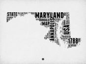 NAXART Studio - Maryland Word Cloud 2