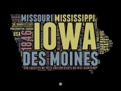 NAXART Studio - Iowa Word Cloud 1