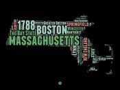 NAXART Studio - Massachusetts Word Cloud 1