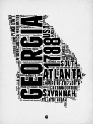 NAXART Studio - Georgia Word Cloud 2