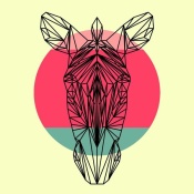 NAXART Studio - Zebra and Sunset