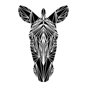 NAXART Studio - Black Zebra