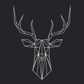 NAXART Studio - Deer Polygon