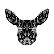 NAXART Studio - Black Baby Deer
