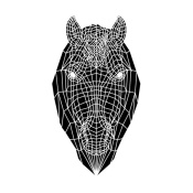 NAXART Studio - Horse Head Mesh