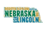 NAXART Studio - Nebraska Word Cloud Map