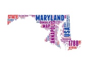 NAXART Studio - Maryland Word Cloud Map