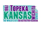 NAXART Studio - Kansas Word Cloud Map