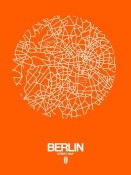 NAXART Studio - Berlin Street Map Orange