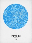 NAXART Studio - Berlin Street Map Blue