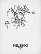 NAXART Studio - Helsinki Street Map White