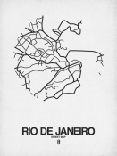 NAXART Studio - Rio de Janeiro Street Map White