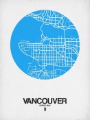 NAXART Studio - Vancouver Street Map Blue