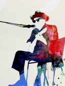 NAXART Studio - Johnny Lee Hooker Watercolor