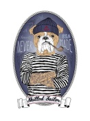 NAXART Studio - Bulldog Sailor With Tattoo