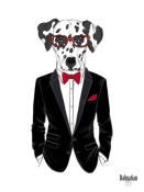 NAXART Studio - Dalmatian Dog in Tuxedo