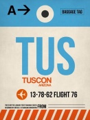 NAXART Studio - TUS Tuscon Luggage Tag I