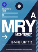 NAXART Studio - MRY Monterey Luggage Tag II