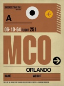 NAXART Studio - MCO Orlando Luggage Tag I