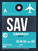 NAXART Studio - SAV Savannah Luggage Tag II