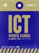 NAXART Studio - ICT Wichita Luggage Tag II