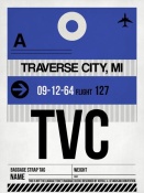 NAXART Studio - TVC Traverse City Luggage Tag I