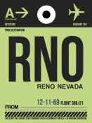 NAXART Studio - RNO Reno Luggage Tag I