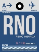NAXART Studio - RNO Reno Luggage Tag II